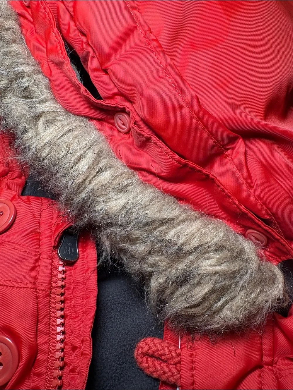 GAP Toddler 2T ColdControl Ultra Max Parka Orange Red Winter Jacket Coat